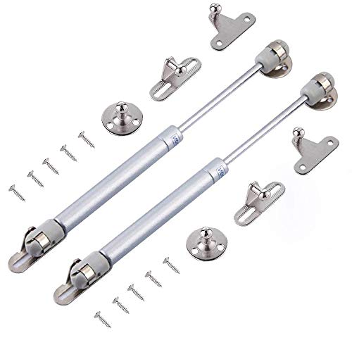 Product Cover 2 Pcs 18lb /80N Hydraulic Gas Strut Lift Support Cabinet Hinge Kitchen Cupboard Door Gas Spring Door Shocks Cabinets Hinges