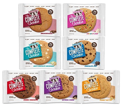 Product Cover Lenny & Larrys The Complete Cookie Variety Pack - Non GMO, Vegan, Kosher, No Dairy, No Soy - 7 Flavors 1 Of Each