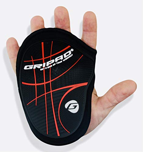 Product Cover Gripad RX Lifting Grips | The Most Durable Grip Pads Yet | The Alternative to Weight Lifting Gloves, Gym Workouts, WOD, Weightlifting | Neoprene Hand Grips | Flexible Rubber Palm