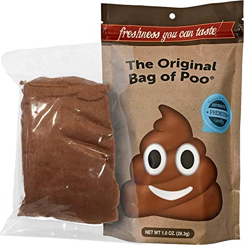 Product Cover The Original Bag of Poo, Poop Emoji Novelty Brown Cotton Candy Gag Gift