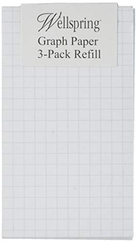 Product Cover Wellspring Flip Note Refill Pad, Graph Paper, 3 per pack (2205)