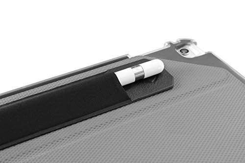 Product Cover ZUGU CASE Apple Pencil 1 & 2 Holder Sticker - Peel N Stick Elastic Stylus Pocket (Black)