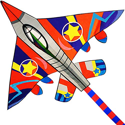 Product Cover HUGE Fighter Plane Kite for Kids and Adults- 58