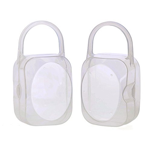 Product Cover LANEYLI Pacifier Box Nipple Shield Case Pacifier Holder -2 PACK