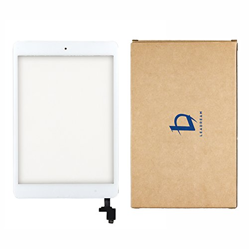 Product Cover White Glass Screen Digitizer Complete Full Assembly for iPad Mini & Mini 2 with IC Chip, Home Button, OEM Adhesive