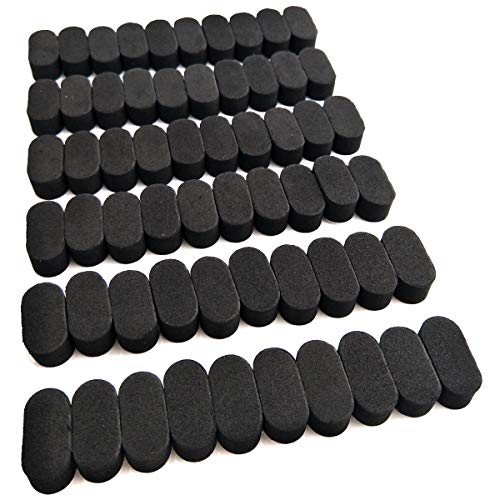 Product Cover EUDAX FPV Black Sponge Mat Landing Skid Pad Gear Anti-Vibration Shockproof Foam Sticky Tape for rc multirotor Quadcopter Racing Copter Drone Mini-Quad (60 Pcs)