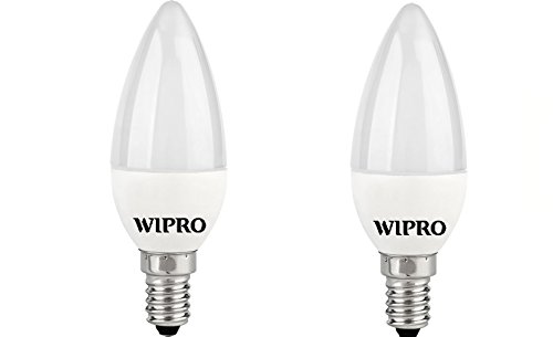 Product Cover Wipro Garnet Base E14 3-Watt LED Bulb (Pack of 2, Yellow)
