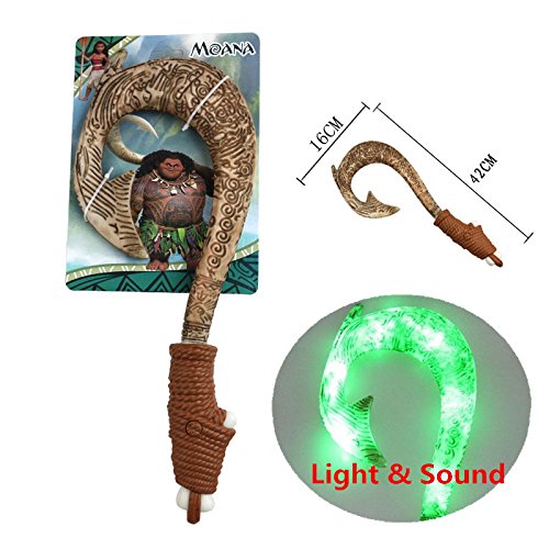Product Cover VANVENE gg Maui Light-Up Fish Hook Moana Toys for Boys Kids Birthday Gifts New
