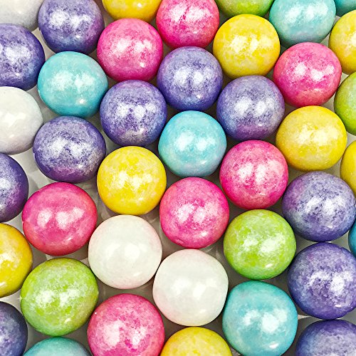 Product Cover Shimmer Spring Gumballs - 2 Pound Bags - Large - One Inch in Diameter - About 120 Gumballs Per Bag - Free How To Build a Candy Buffet Guide Included
