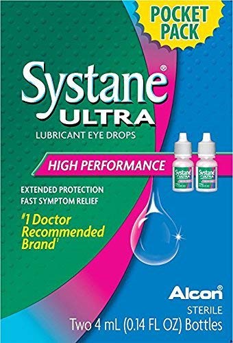 Product Cover Systane Ultra Eye Drops Lubricant High Performance Dhdrs Two- 4-mL 0.14 fl oz. Bottles