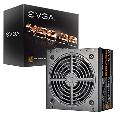 Product Cover EVGA 450 B3, 80+ Bronze 450W, Fully Modular, EVGA ECO Mode, 5 Year Warranty, Compact 150mm Size, Power Supply 220-B3-0450-V1