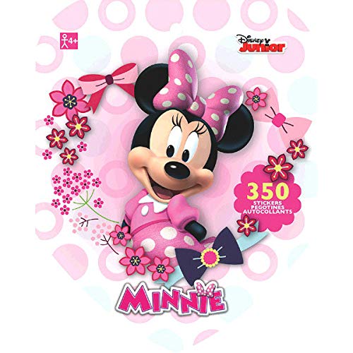 Product Cover Design-ware Disney Minnie Mouse Sticker Book for Kids (Over 350 Stickers)-1 Pack