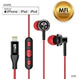 Product Cover iDARS in-Ear Headphones Lightning Headphones MFi Certified Noise Cancelling Earbuds with Microphone and Remote for iPhone X/XS/XS Max/XR iPhone 8/8 Plus/7/7 Plus iPad iPod