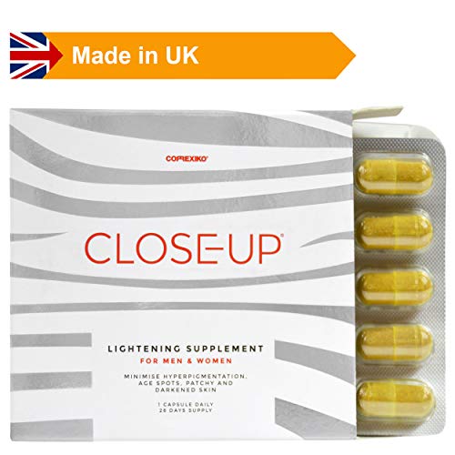 Product Cover Glutathione Whitening Pills for Lightening & Brightening of the Skin, Hyperpigmentation, Melasma, Age Spots & Blemishes Treatment, Dark Spot Remover - Made in the UK