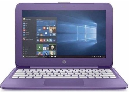 Product Cover HP Stream 11 11.6 inch Flagship Laptop Computer, Intel Celeron N3060 1.6GHz, 4GB RAM, 32GB eMMC drive, 802.11ac WiFi, USB 3.1 port, Windows 10 Home, Purple (Renewed)