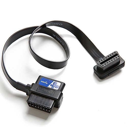 Product Cover bbfly-A9 OBD II OBD2 16 Pin Splitter Extension 1x Male and 2X Female Extension Cable Adapter (2FT/60CM)