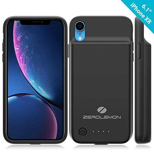 Product Cover iPhone XR Battery Case, ZeroLemon 5000mAh 6.1inches Extended Battery Charging Case for iPhone XR - Black