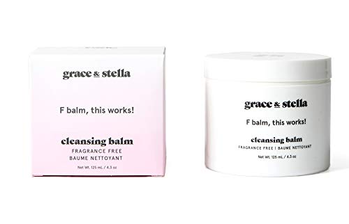 Product Cover Grace & Stella Makeup Removing Cleansing Balm (125 mL/4.3 oz) | Remove Stubborn Make-Up Away Including Waterproof Mascara, Long Lasting Foundation, SPF, Impurities