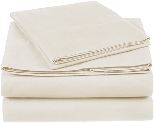 Product Cover Pinzon 300 Thread Count Organic Cotton Bed Sheet Set - Twin XL, Natural