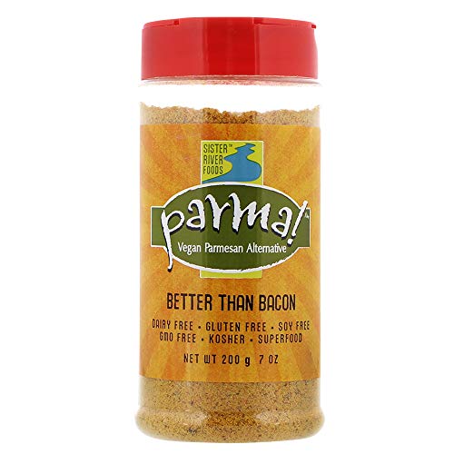 Product Cover Parma! Vegan Parmesan - Better than Bacon, Dairy-Free and Gluten-Free Vegan Cheese (7 ounces)