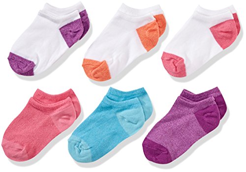 Product Cover Fruit of the Loom Girls' No Show Socks-6 Pack