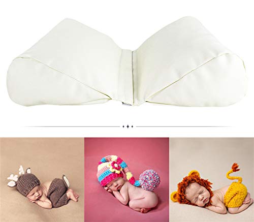 Product Cover M&G House Newborn Photography Butterfly Posing Pillow Basket Filler Wheat Baby Photo Prop 2 PC White