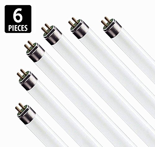 Product Cover (6-Pack) F17T8/865 17W 24 Inch T8 Fluorescent Tube Light Bulb, 6500K Daylight White, Medium Bi-Pin (G13) Base, 17 Watt T8 Light Bulbs