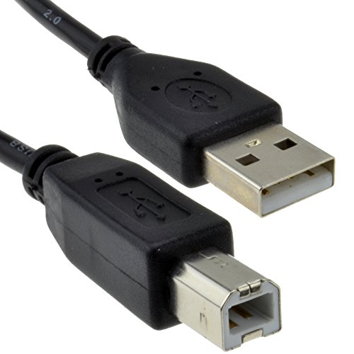 Product Cover kenable USB 2.0 24AWG High Speed Cable Printer Lead A to B Black 0.6m (~2 feet) 60cm