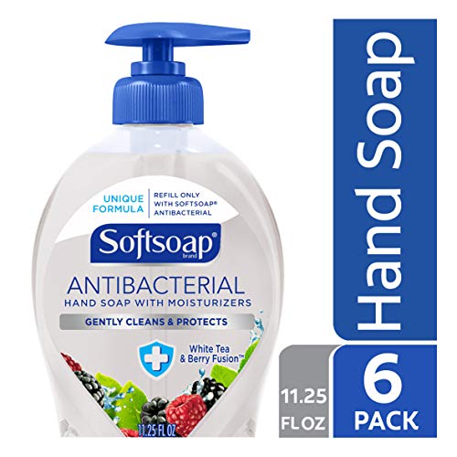 Product Cover Softsoap Antibacterial Liquid Hand Soap, White Tea and Berry Fusion - 11.25 fluid ounce (6 Pack)