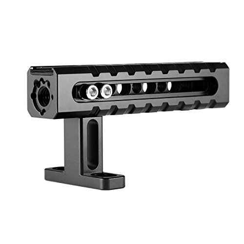 Product Cover SMALLRIG Top Handle Grip with Locating Point for Arri, Adjustable Camera Handle with Mounting Points, Shoe Mount for Video Camera Cages, LED Lights Microphones- 1984
