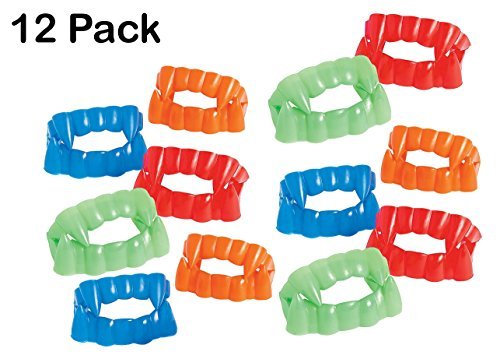 Product Cover Bright Color Vampire Teeth Plastic - Pack Of 12 - 2.5