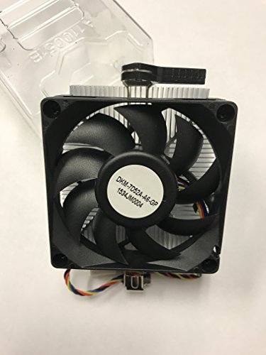 Product Cover AMD Aluminium Fan for Socket FM1/AM3+/AM3/AM2+/AM2/1207/940/939/754 with 4-Pin Connector CPU Cooler for Desktop Up to 65W
