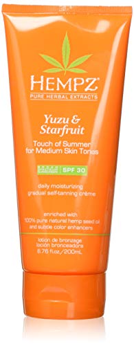 Product Cover Hempz Yuzu & Starfruit Touch Of Summer Moisturizing Gradual Self-tanning Creme, 6.76 Oz, 6.76 Oz