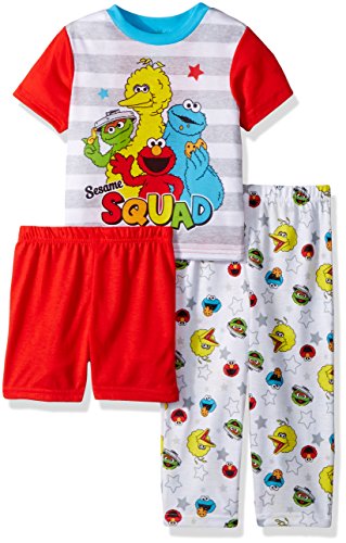 Product Cover Sesame Street Boys' Elmo 3-Piece Pajama Set