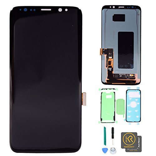 Product Cover KR-NET AMOLED LCD Display Touch Screen Digitizer Assembly Replacement + Full Set PreCut Adhesive for Samsung Galaxy S8+ Plus G955F G955A G955P G955V G955T G955R4