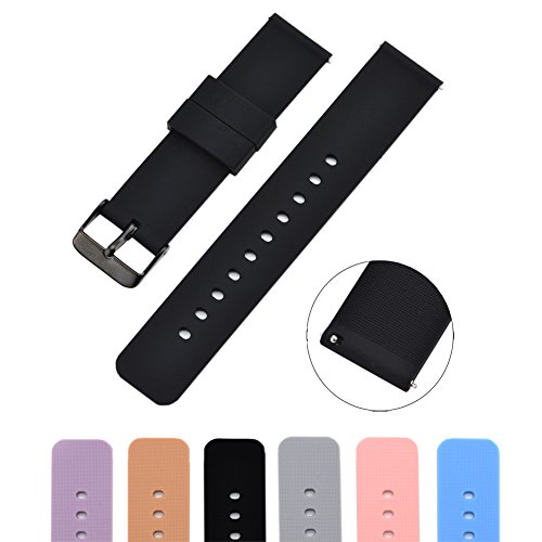 Product Cover MLQSS 22mm Band for Samsung Galaxy Watch 46mm/Gear S3,Quick Release Strap for Huawei GT/Amazfit GTR 47MM/Pebble time/Ticwatch Pro Smart Watch