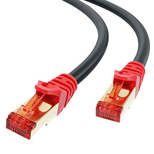 Product Cover SNANSHI Ethernet Cable 100 ft Cat 7 Ethernet Cable, CAT 7 Lan Network Cable RJ45 Patch Cord STP Gigabit 10/100/1000Mbit/