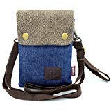 Product Cover Gcepls Women's Canvas Cross-body Casual Shoulder Bag for iPhone X ,iPhone 8 Plus,iphone 6S plus ,7 Plus ,Samsung Galaxy S7 Edge,S8 Edge Galaxy Note 9 (Dark Blue)