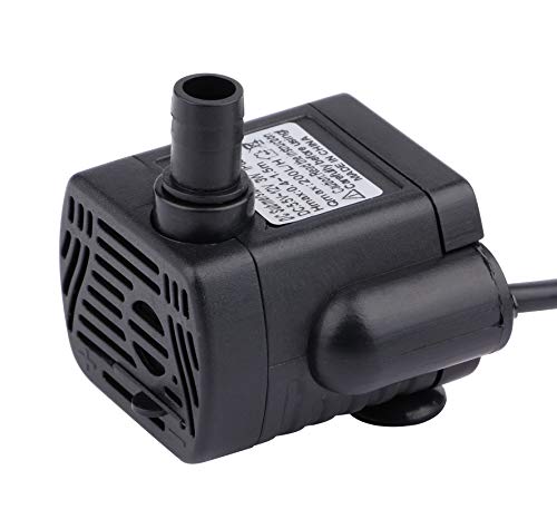 Product Cover Driew 200L/H Mini Submersible Water Pump, DC 5.5-12V Brushless Waterproof Pumps for Pond Aquarium with 4.5 Feet Cord
