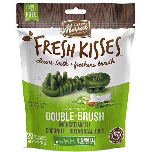 Product Cover Merrick Fresh Kisses Coconut Oil + Botanicals Extra Small Brush - Small Bag (20 Ct)
