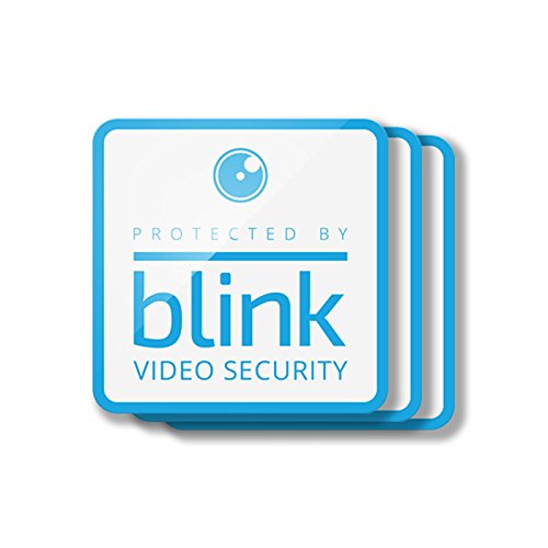 Product Cover Protected by Blink Video Security Window Decals, Pack of 3