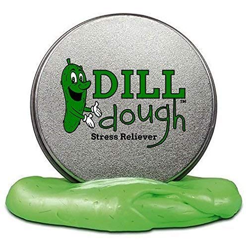 Product Cover Gears Out Funny Pickle Dill Dough Scented Stress Reliever Putty Toys