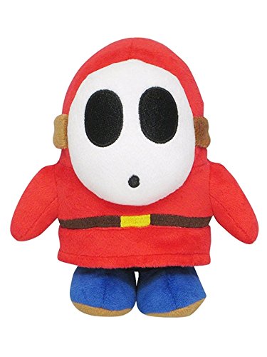 Product Cover Little Buddy Super Mario All Star Collection 1591 Shy Guy Stuffed Plush, 6.5