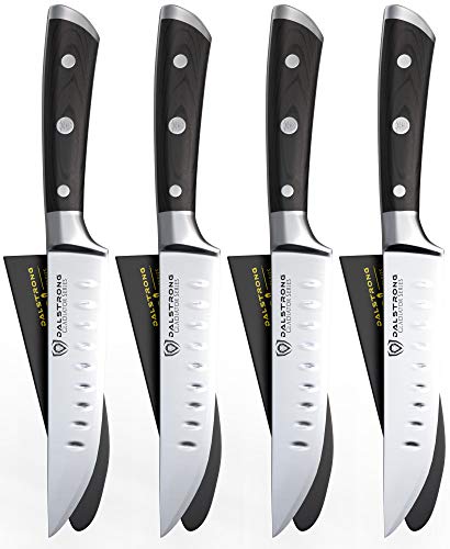 Product Cover DALSTRONG Steak Knives Set - Gladiator Series - Straight Edge - German HC Steel - w/Sheaths