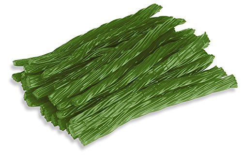 Product Cover Happy Bites Green Apple Licorice Twists - Certified Kosher - 1 Pound Bag (16 oz)