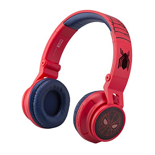 Product Cover Marvel Spiderman Far from Home Kids Bluetooth Headphones Wireless with Built-in Microphone & Detachable Cord