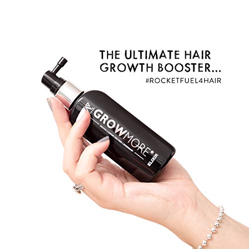 Product Cover Best Hair Growth Serum by Watermans. Grow More Elixir 100ml Made in UK - Hair Growth & Hair Thickening leave in scalp Serum