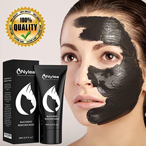 Product Cover blackhead remover mask [removes blackheads] - purifying quality black peel off charcoal mask - best mud facial mask 60 gram (2.11 ounce)