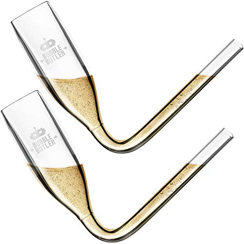 Product Cover Champagne Flutes, Champagne Shooters, Guzzler Glasses - Champagne Bong Party, Prosecco Glasses, Bridesmaids Gifts, Bachelorette Party Favors, Outdoor Party (2 Pack)