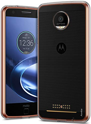 Product Cover Aeska Moto Z Force Case, Ultra [Slim Thin] Flexible TPU Gel Rubber Soft Skin Silicone Protective Case Cover for Motorola Moto Z Force Droid (Clear)